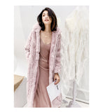 Karen Elegant Long Coat - Blush
