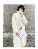 Karen Elegant Long Coat - Ivory