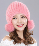 Yvon Hat - Mink Sorbet Pink